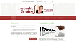 Desktop Screenshot of leadershipsolutions.co.za